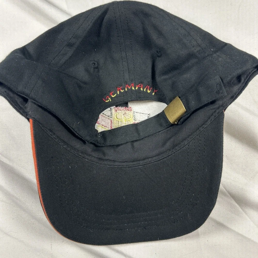 Used Germany Hat Deutstchland KNAB 78136- Schonach  Red Yellow Black Soccer ⚽️